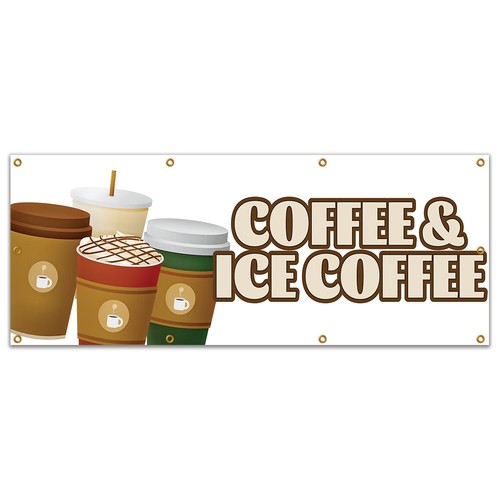 Coffee and ice - and, banner