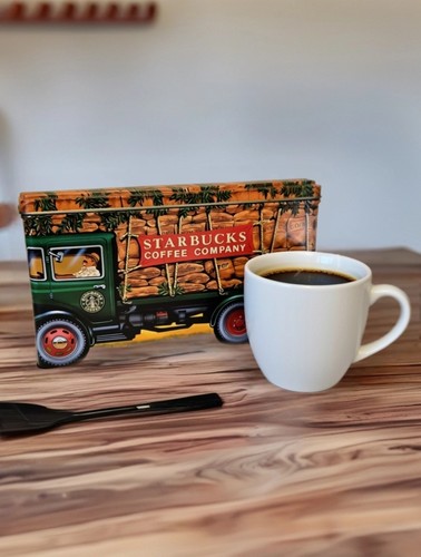Starbucks coffee tin truck - starbucks,
