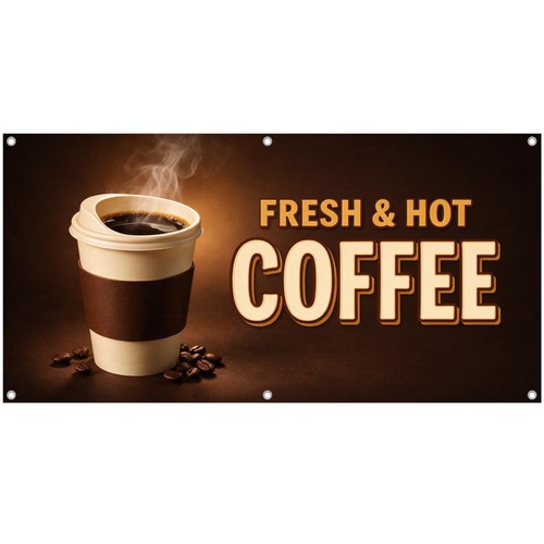 Fresh hot coffee - hot,