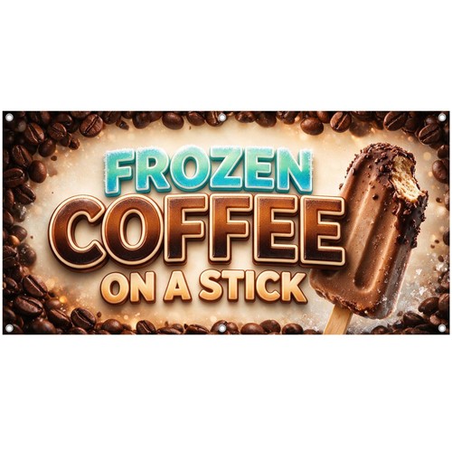 Frozen coffee stick - coffee, a