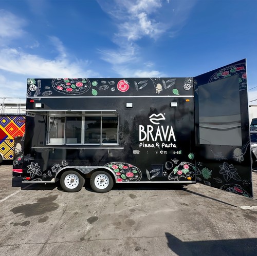 Mobile concession pizza food - mobile,