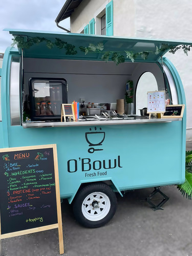Blue mobile food - , offer