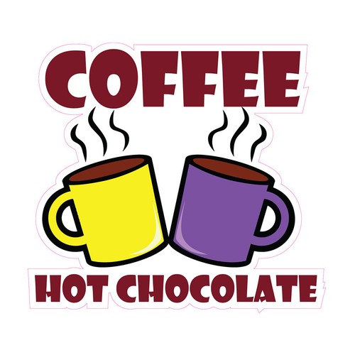 Food truck decals - truck, coffee