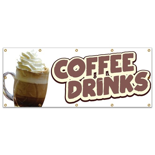 Coffee drinks banner - coffee,