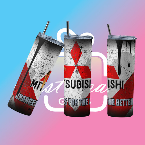 Custom mitsubishi 20oz tumbler - mitsubishi,