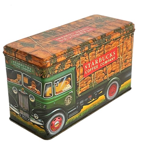 Starbucks coffee tin - coffee,