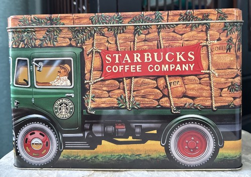 Starbucks coffee truck tin - starbucks,