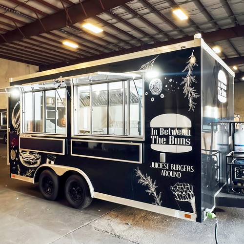 Food truck trailer - food,