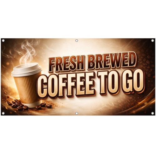 Fresh brewed coffee go - coffee,