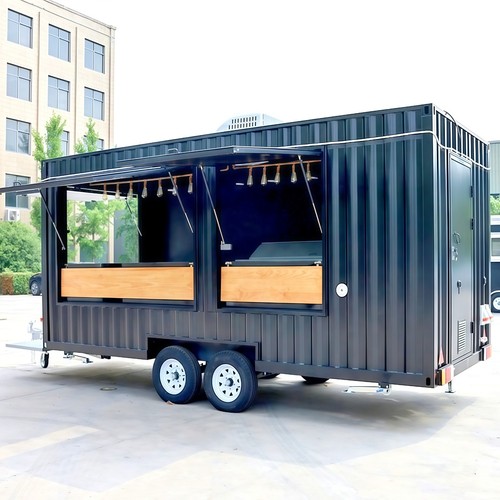 Food truck ice cream - cream, coffee