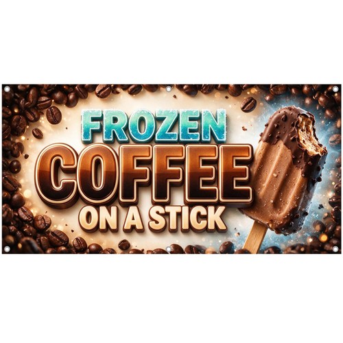 Frozen coffee stick vinyl - frozen,