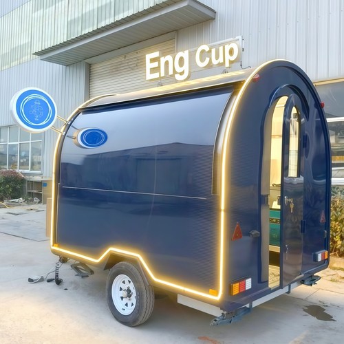 Ice cream coffee food truck - food,